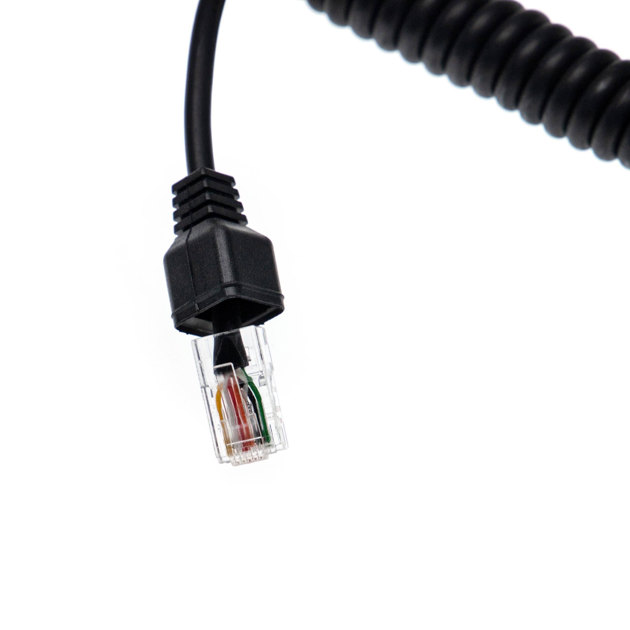 vhbw Lautsprecher-Mikrofon kompatibel mit Kenwood TK-763G | TK-768, TK-768G, TK-780, TK-780G, TK-785, TK-80, TK-8100-2