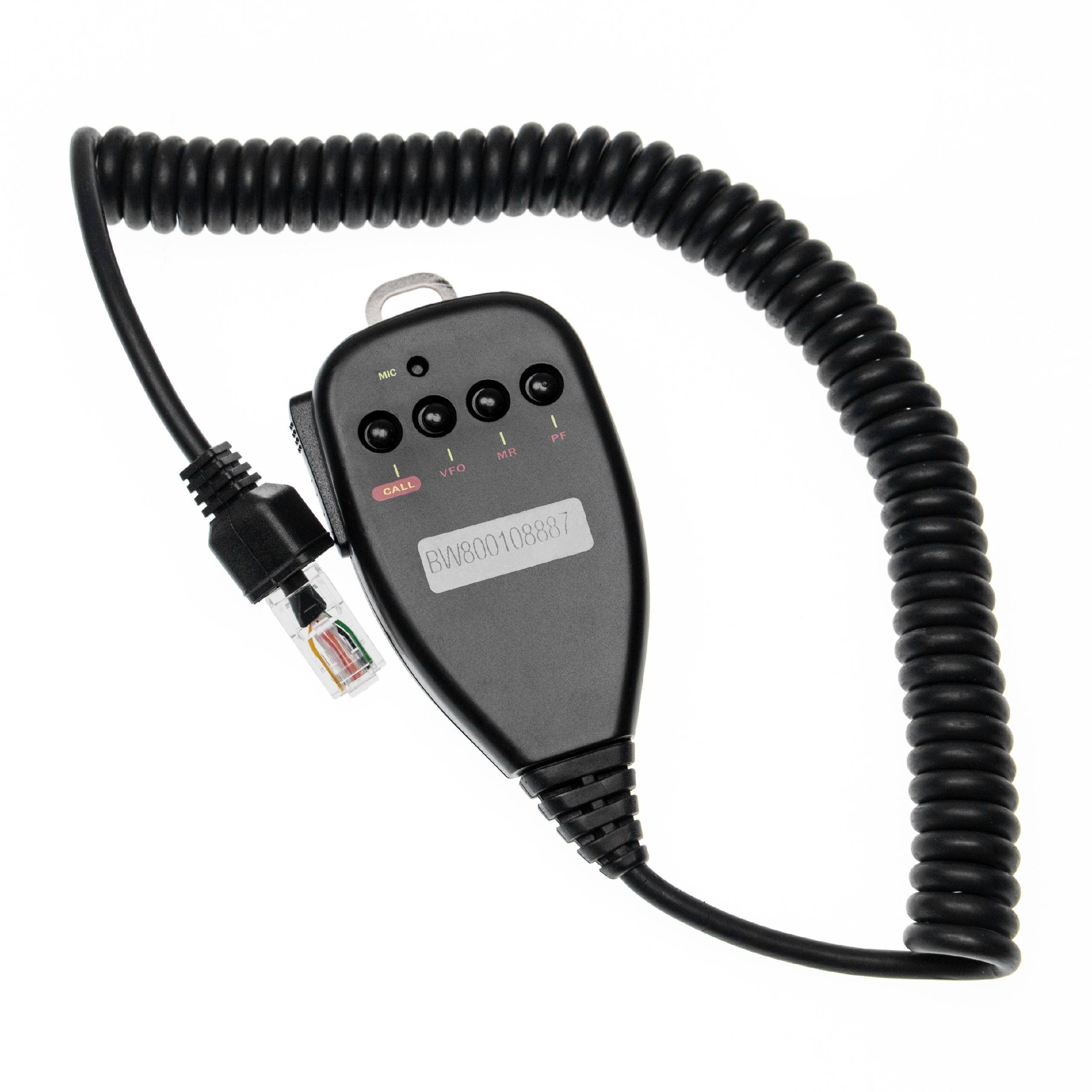 vhbw Lautsprecher-Mikrofon kompatibel mit Kenwood TK-763G | TK-768, TK-768G, TK-780, TK-780G, TK-785, TK-80, TK-8100-0