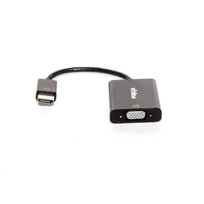 vhbw HDMI auf VGA Adapter Konverter kompatibel mit Monitor, TV, PC, Laptop, Display Bildschirm, Fernseher