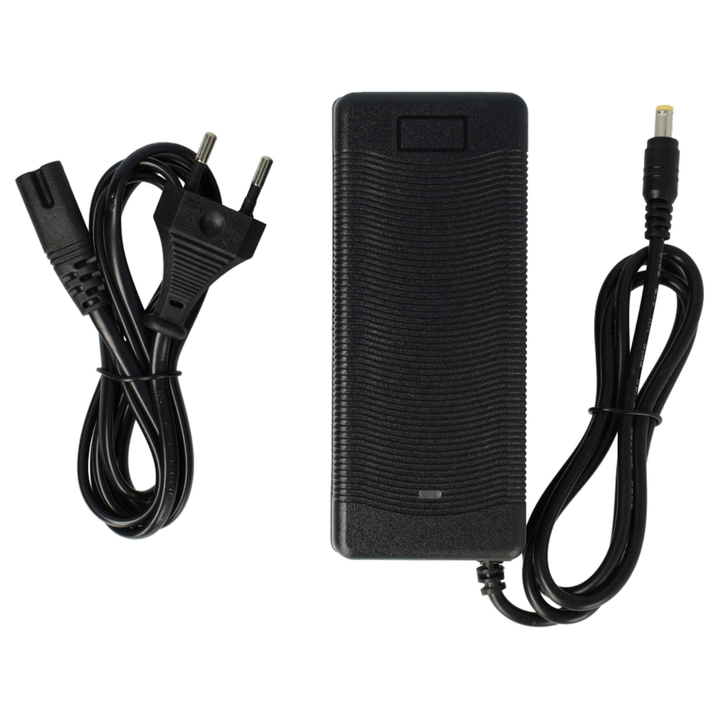 vhbw 220V Netzteil Ladegerät Ladekabel 90W kompatibel mit e-Bike | Pedelec, Elektrofahrrad Akkus mit-1