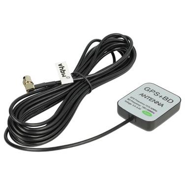 vhbw GPS Antenne kompatibel mit SuperSense GPS Module, TIM-LL GPS Module | Navi mit SMA-Anschluss - Magnetfuß, 5 m
