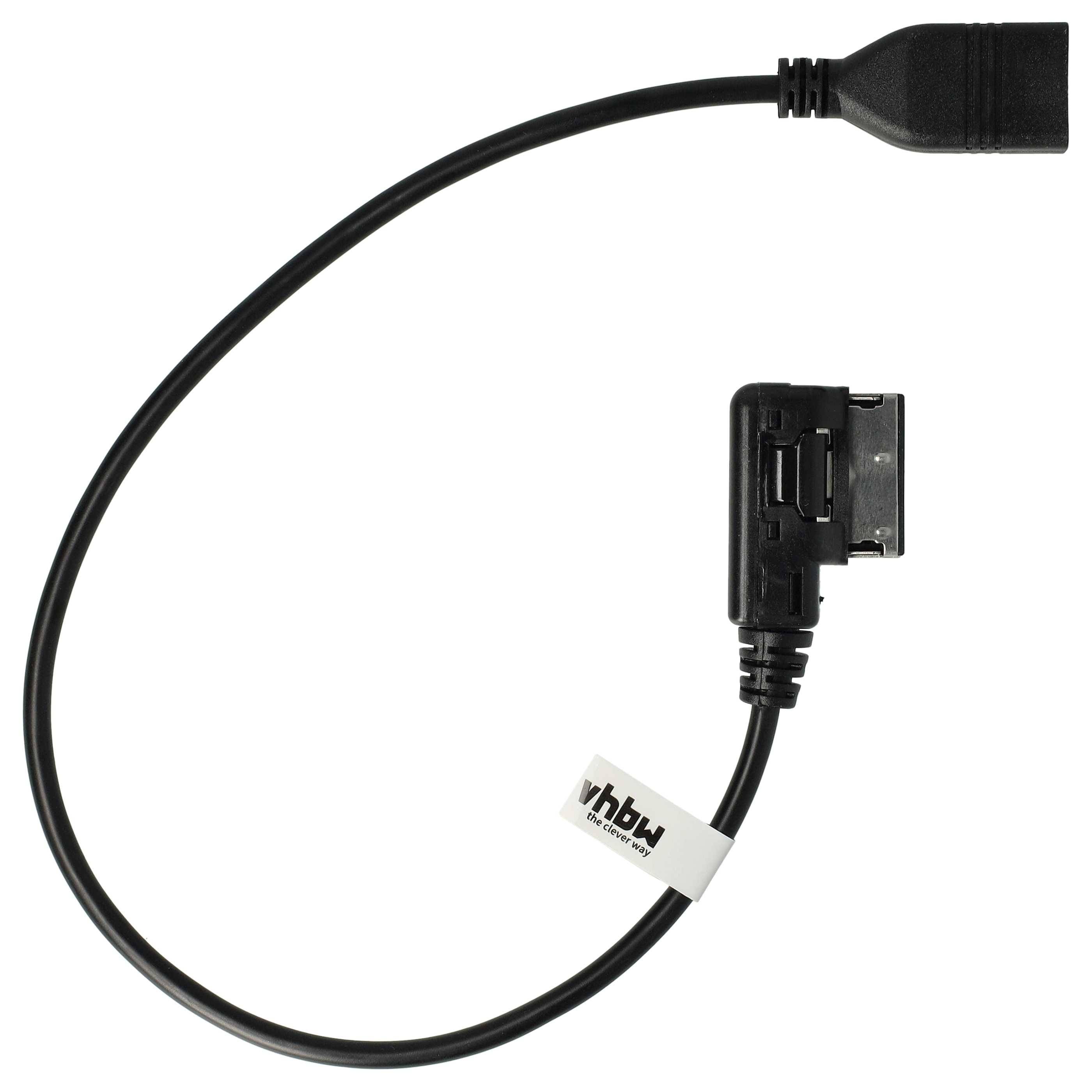 vhbw KFZ Audio Kabel kompatibel mit Seat Alhambra | Altea, Exeo, Ibiza, Leon, MDI (mobile device interface) --1