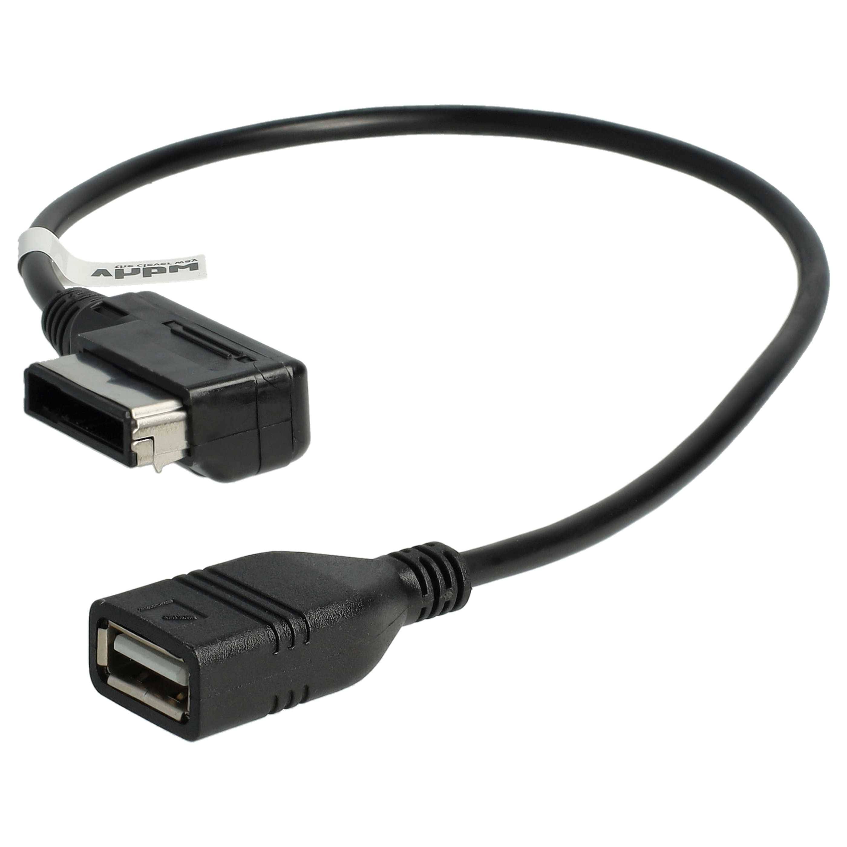vhbw KFZ Audio Kabel kompatibel mit Skoda Fabia | MDI (mobile device interface), Octavia, Roomster, Superb, Yeti --2
