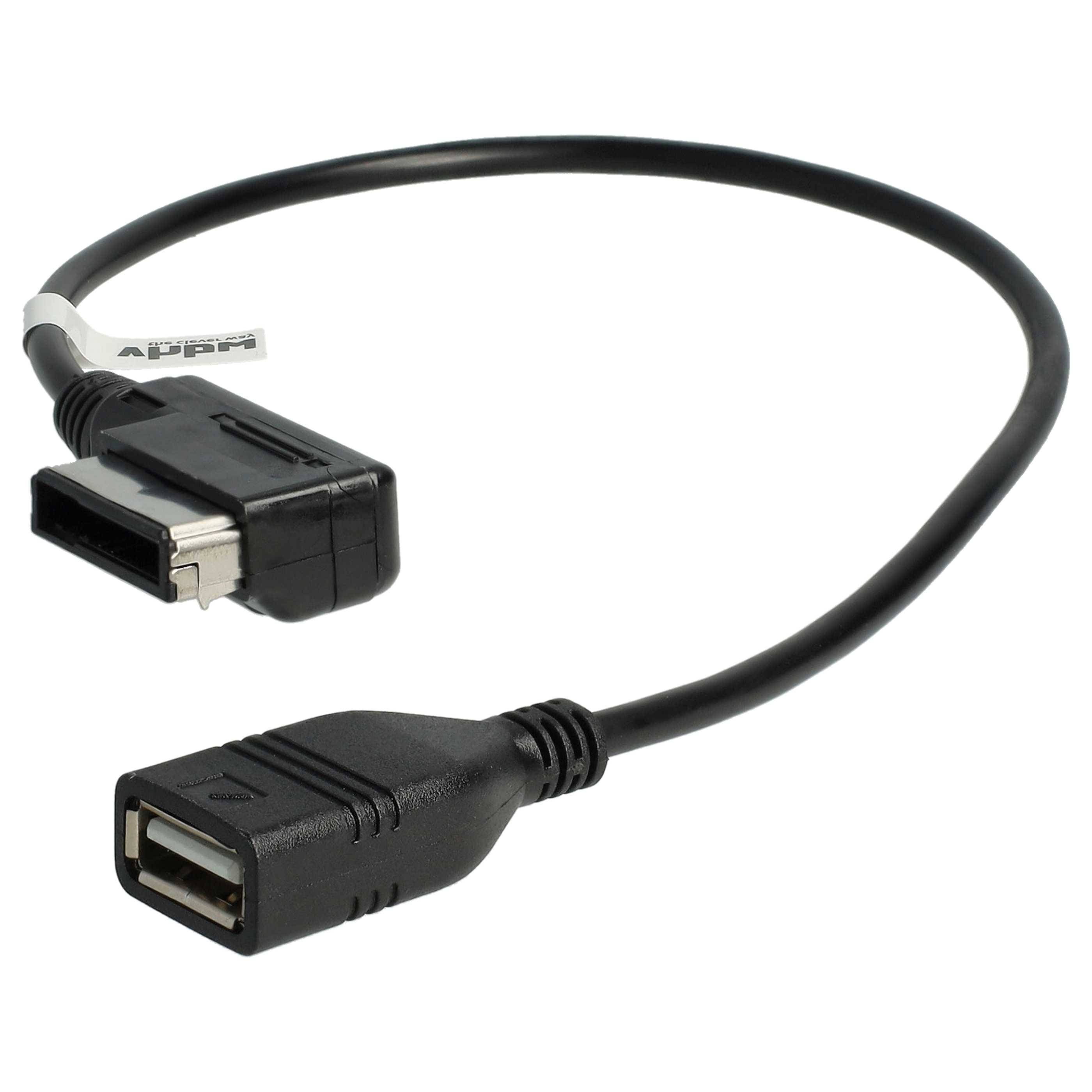 vhbw KFZ Audio Kabel kompatibel mit Skoda Fabia | MDI (mobile device interface), Octavia, Roomster, Superb, Yeti --3