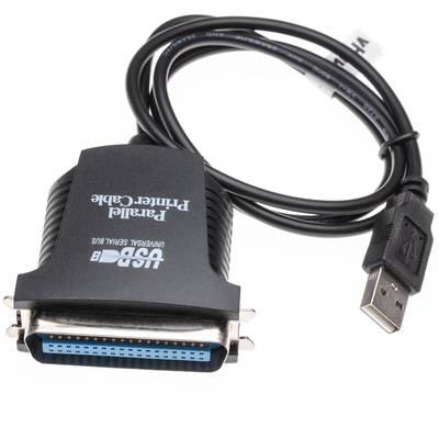 vhbw Druckerkabel USB zu LTP / Centronics / 36-polig 1m