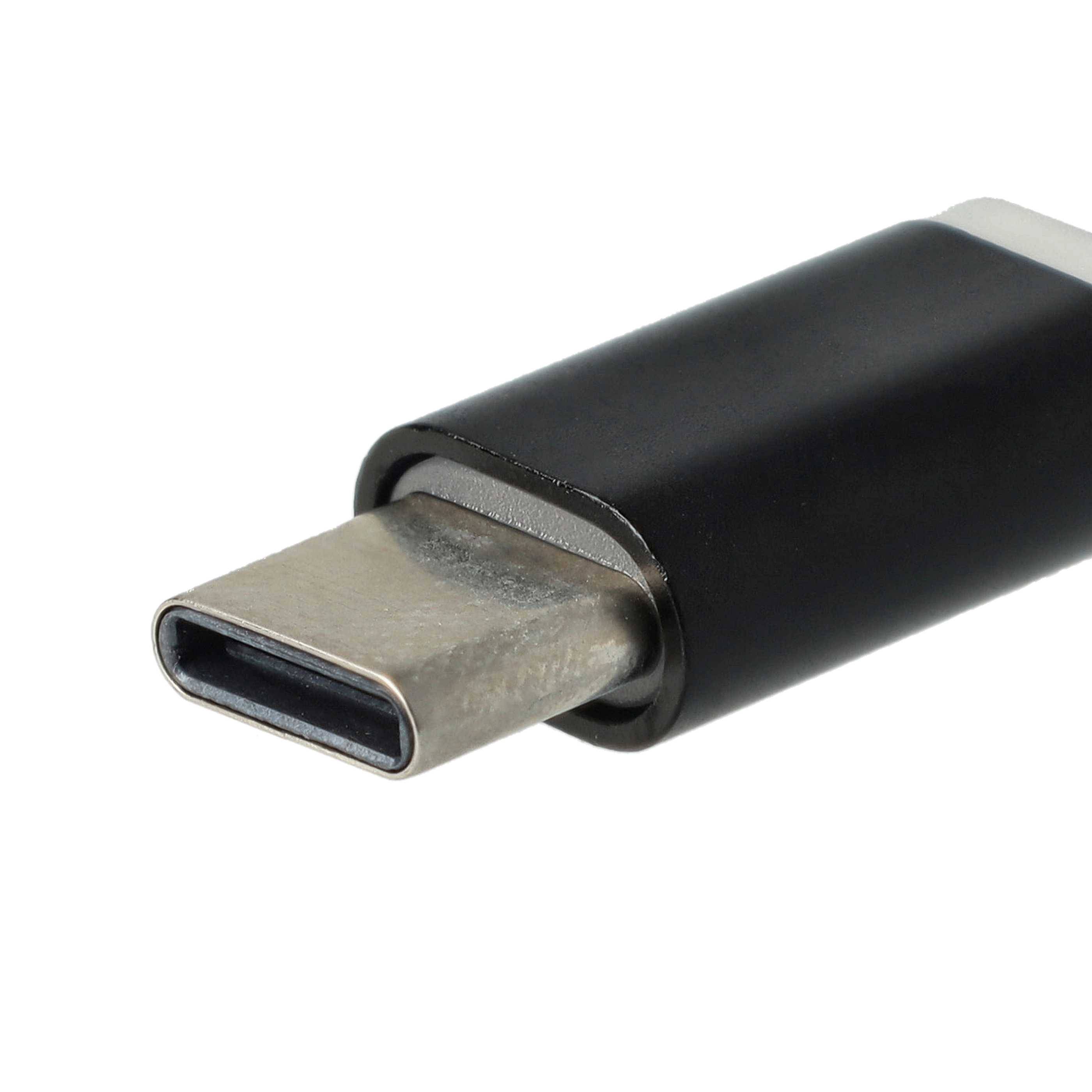 vhbw USB Typ C auf Micro-USB Adapter für Smartphone, Tablet, Notebook Schwarz-4