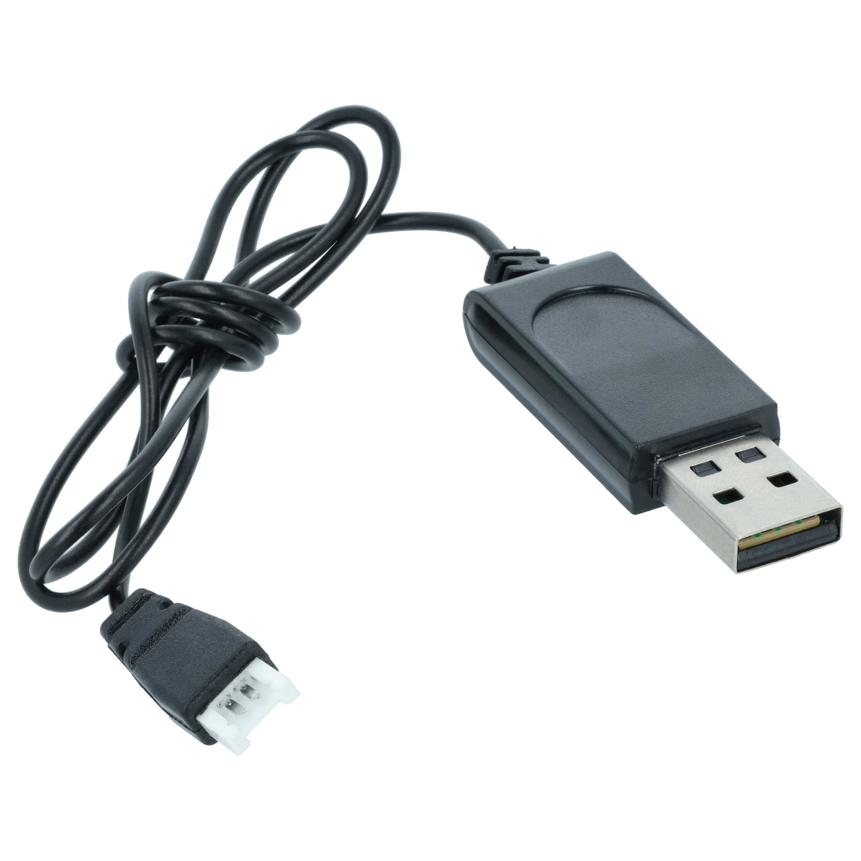vhbw USB Ladekabel kompatibel mit Hubsan H107L C | H107L C D, U816, V930, V977, X4 H107 Drohne, Quadcopter - 50cm-0