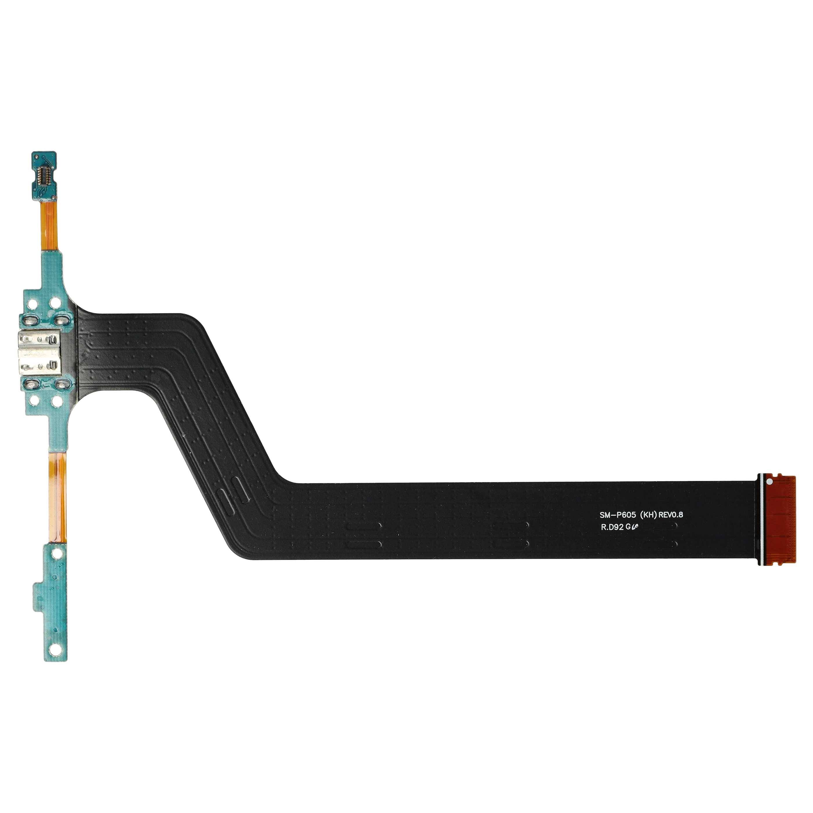 vhbw Micro-USB-Ladebuchse kompatibel mit Samsung Galaxy Note 10.1 | SM-P605, SM-P600 Tablet Schwarz-1