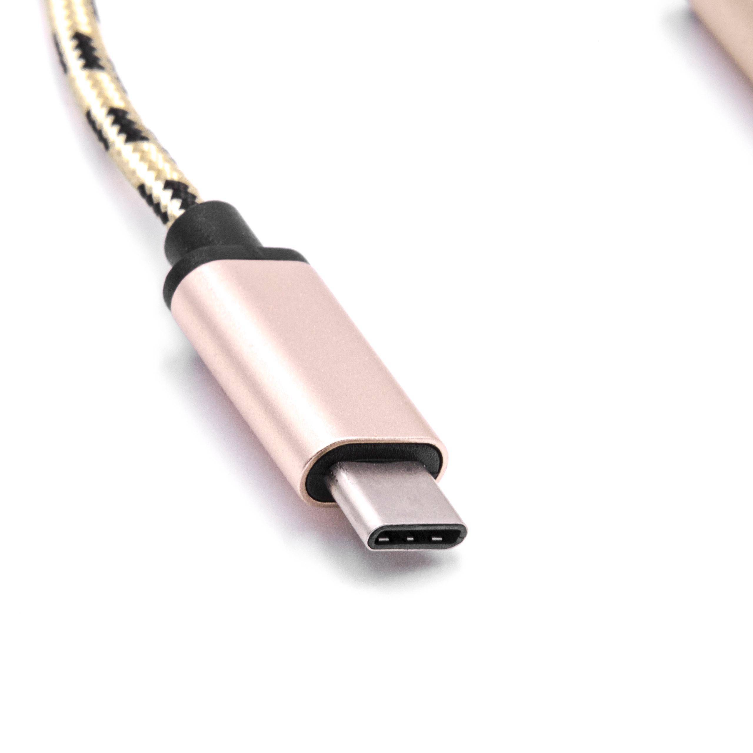 vhbw Adapter OTG kompatibel mit Honor 8 | View 10, 9 Mobilgerät - Kabeladapter USB Type C (männlich) auf USB 2.0-1
