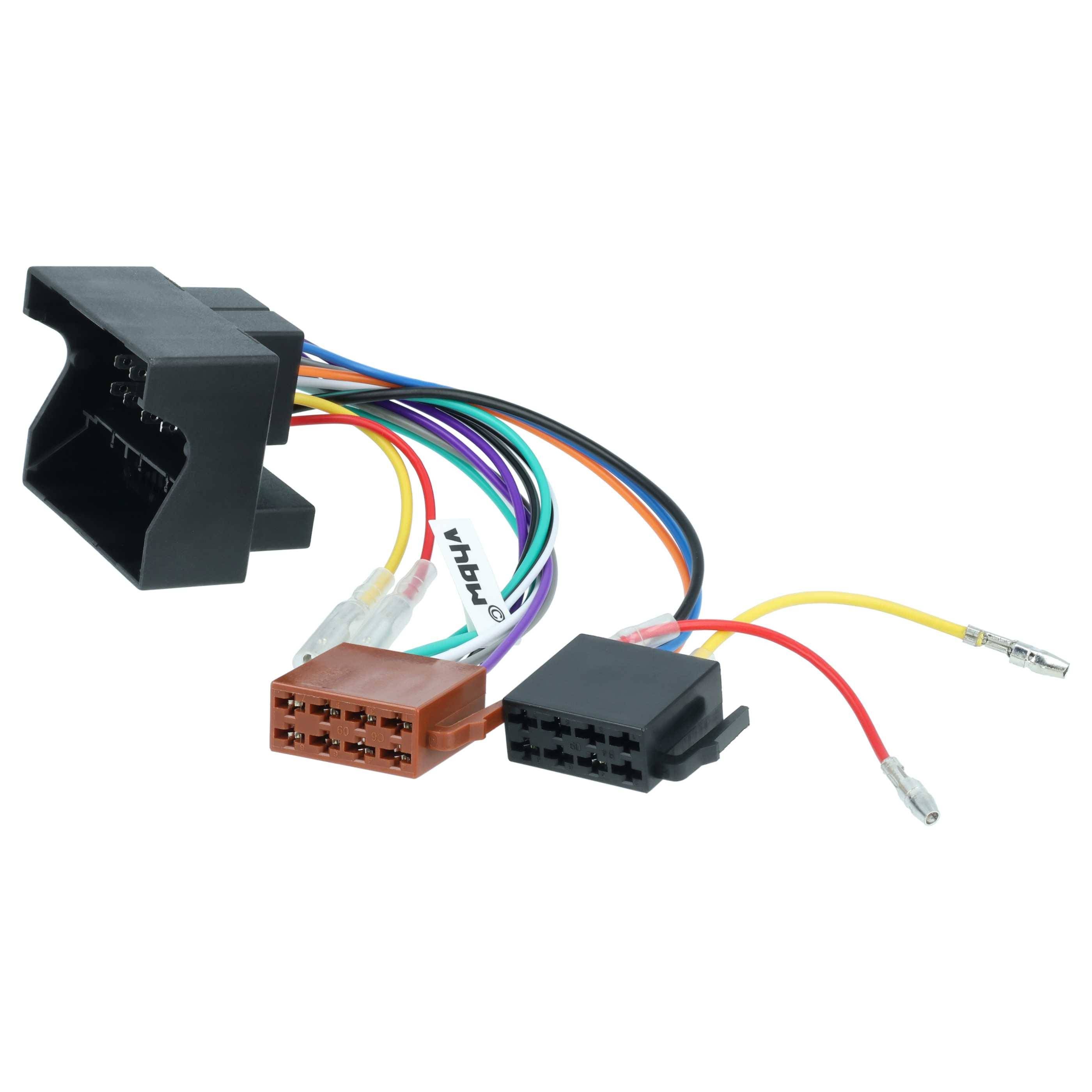 vhbw Autoradio ISO Adapter kompatibel mit Ford Kuga ab 2008