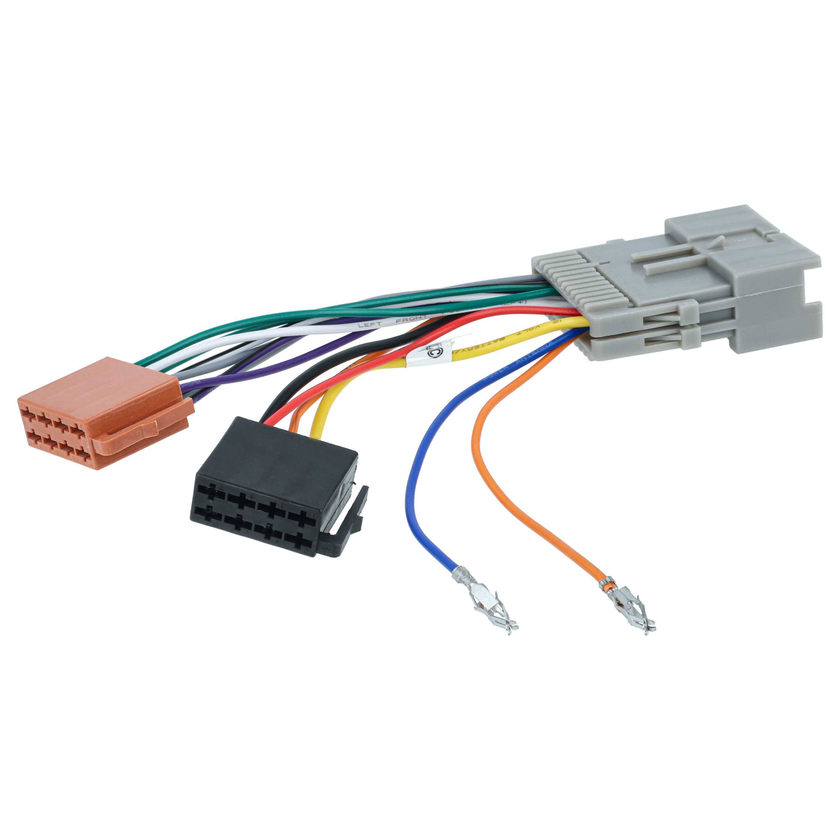 vhbw Autoradio ISO Adapter kompatibel mit Buick Rendezvous 2002 | 2007