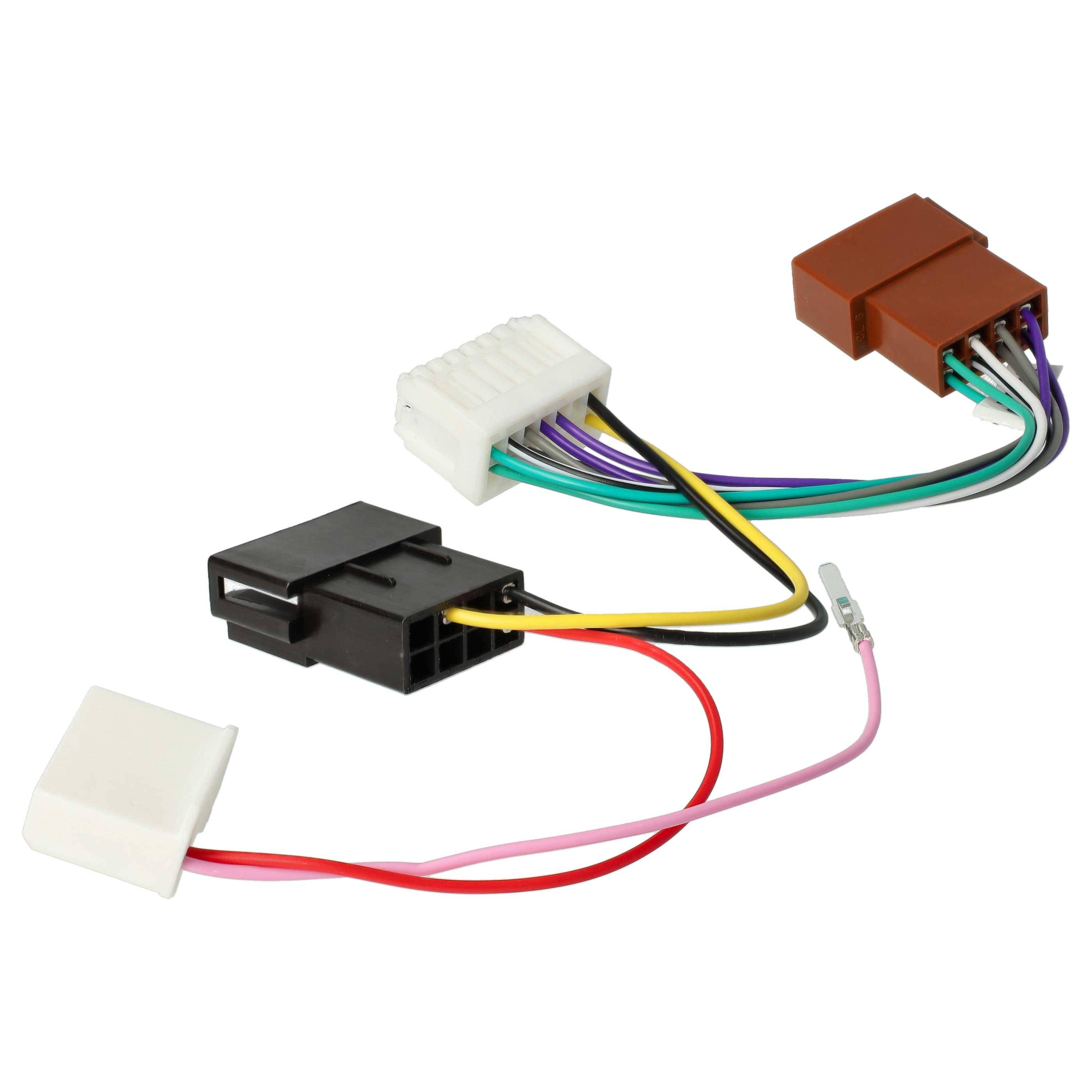 vhbw Autoradio ISO Adapter kompatibel mit Dacia Lodgy ab 06/2012-1