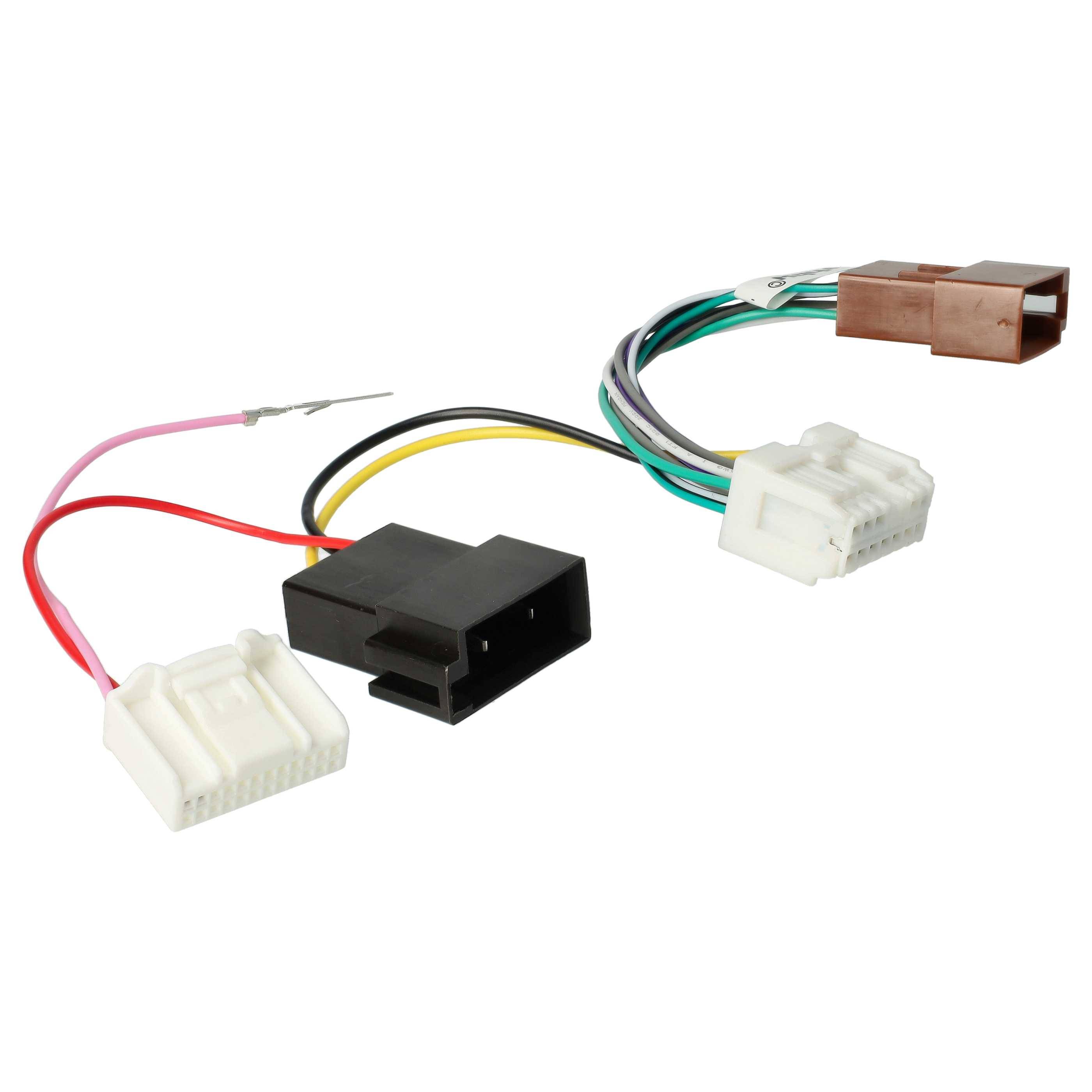 vhbw Autoradio ISO Adapter kompatibel mit Renault Megane III ab 2012