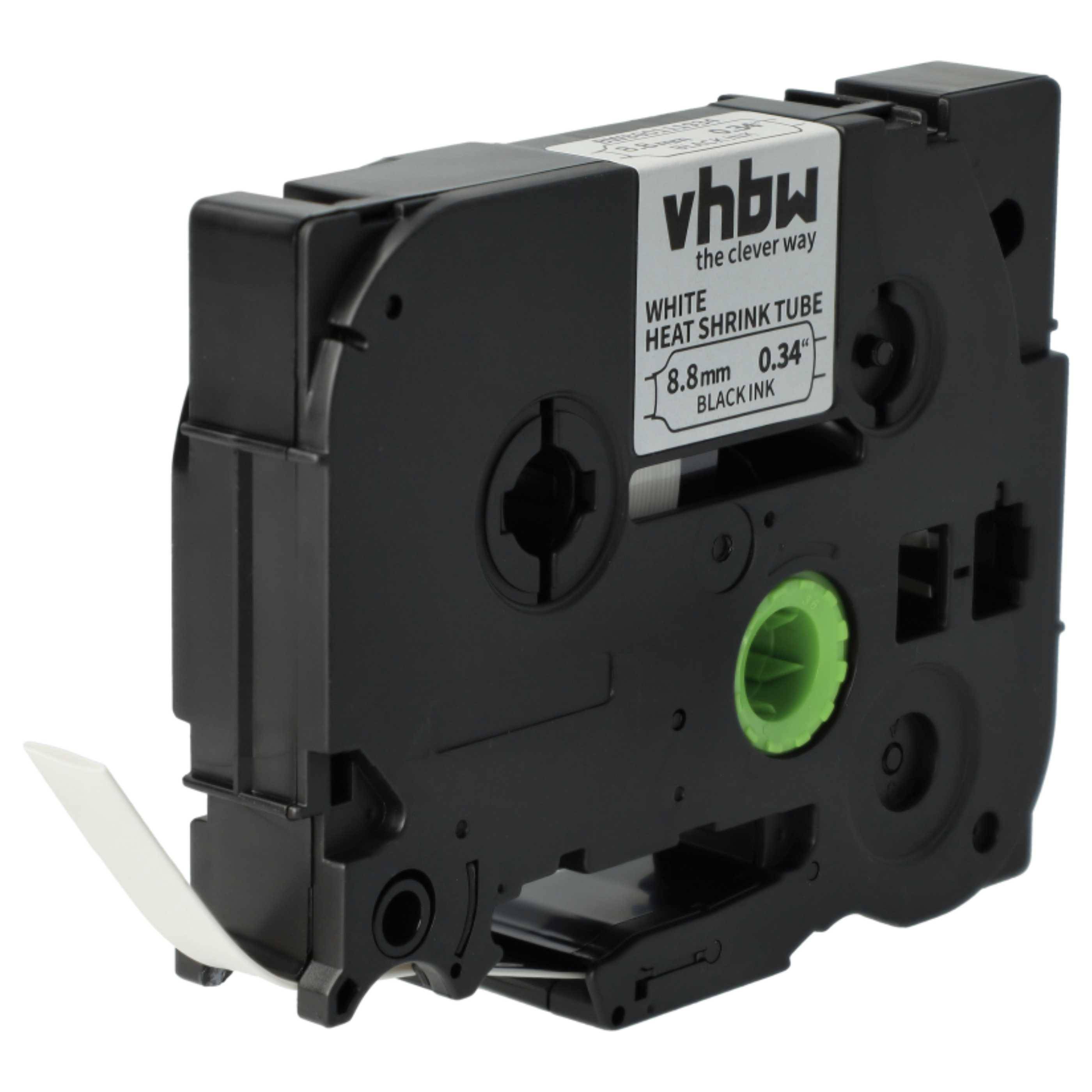 vhbw Schriftband-Kassette Ersatz für Brother HSe-221 | HSe221, LMHSe221 für Etiketten-Drucker Schwarz auf Weiß-0