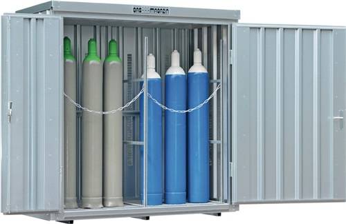 Gasflaschenmagazin 224 m Boden 2100x1140x2250 - Artikel: 7830103152-0