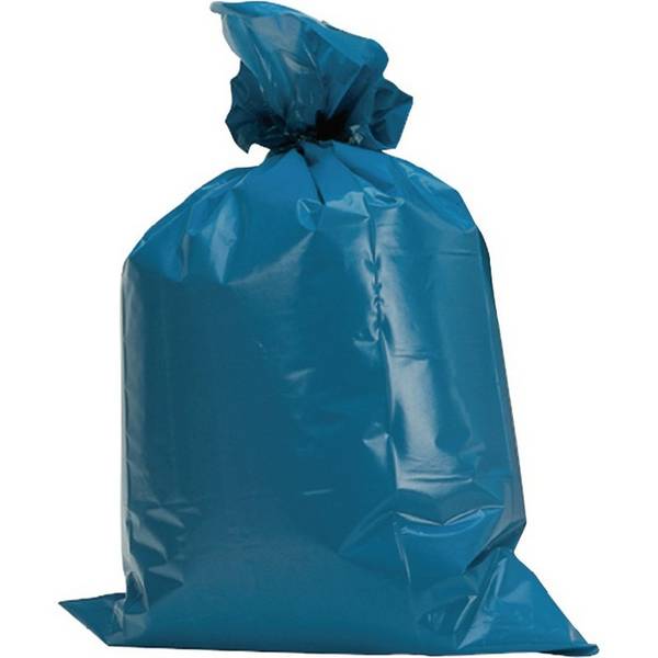 Kunststoffsack 120l 60µm blau 700x1100mm gerollt 250St./VE