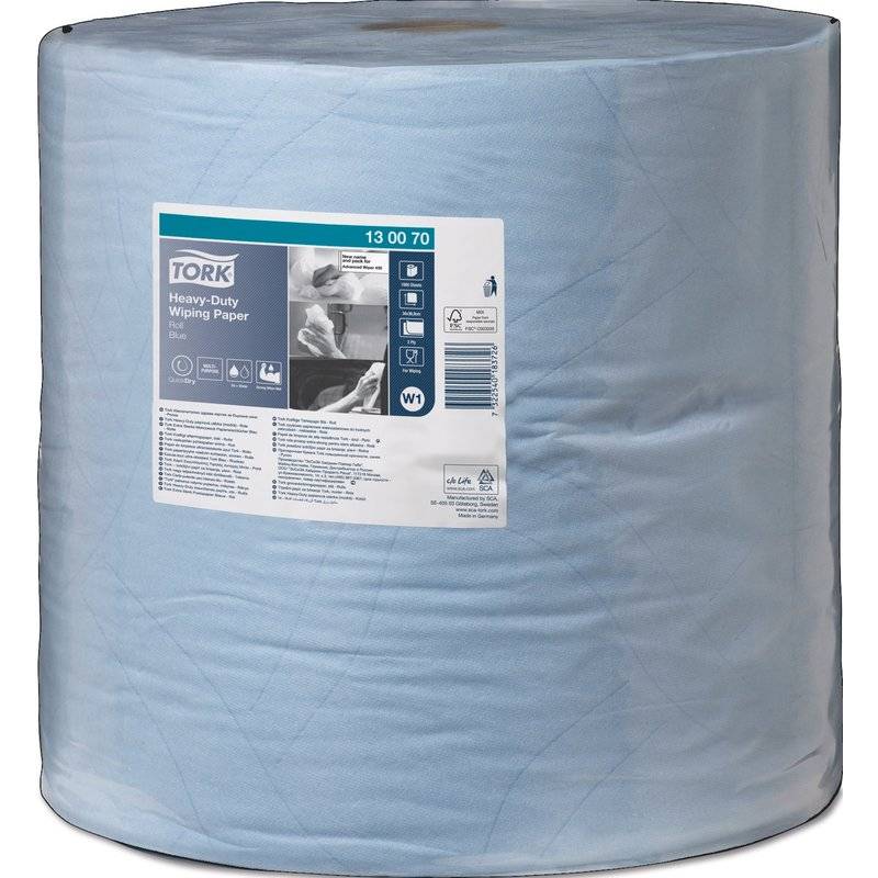 Putztuch Tork Advanced 430 blau 2lagigL.340xB.370mm 1000Abrisse 1RL/VE-0