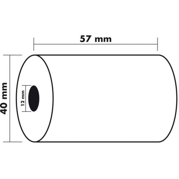 Thermorolle 57x40x12mm/18m weiß-1