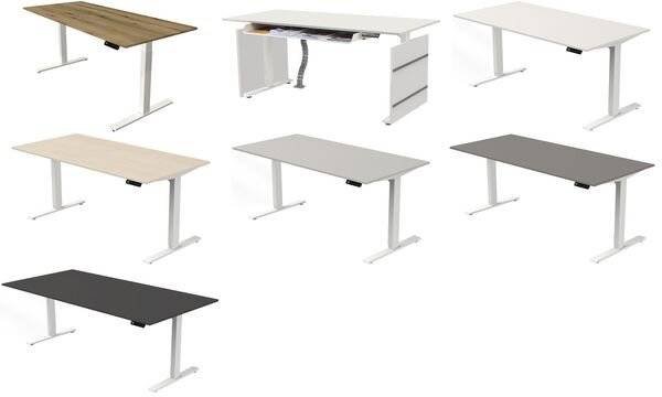 Sitz-/Stehtisch Move 3 elektr. höhenverstellbar BxT 180x80cm grafit-5