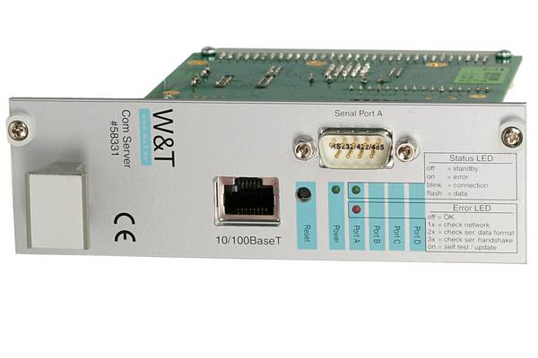 Com-Server Highspeed 19"-Version, 1 serieller Port