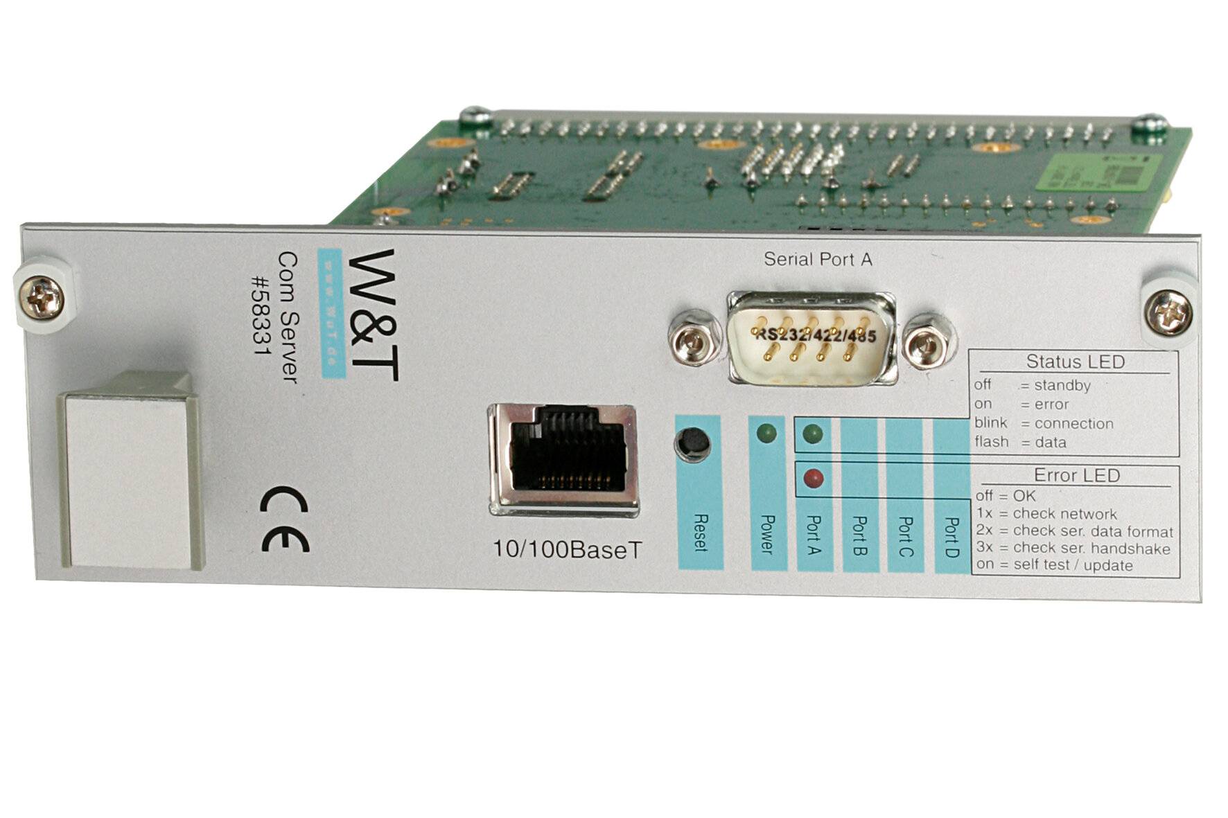 Com-Server Highspeed 19"-Version, 1 serieller Port-0
