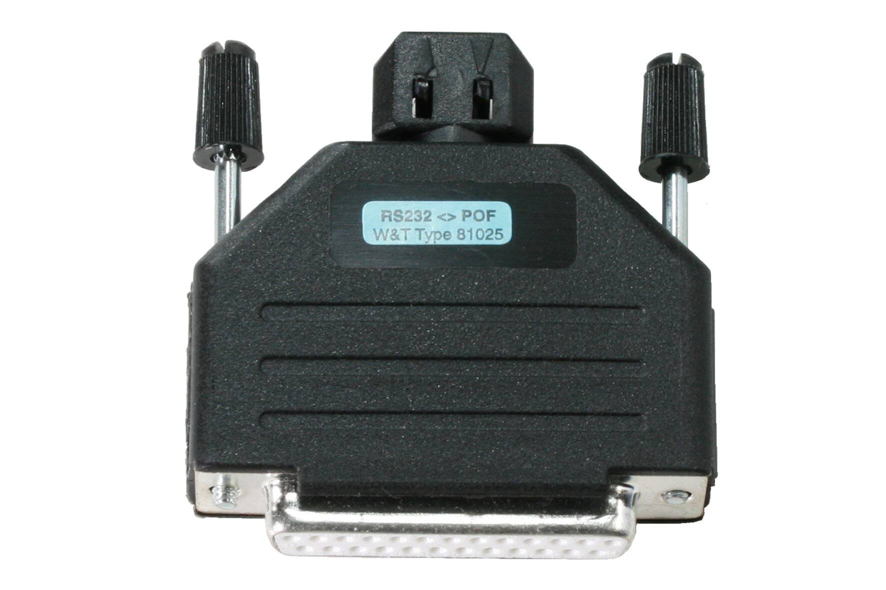 Interface Kunststoff-LWL RS232 mit 25‑poligem Stecker RS232, 25 pin, DTE-0
