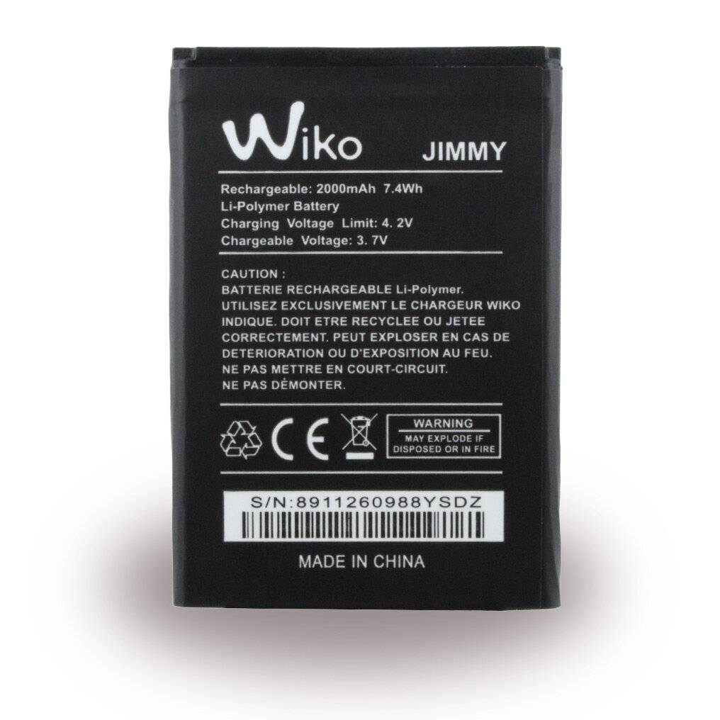 Wiko - Lithium Polymer Akku - Jimmy - 2000mAh-1