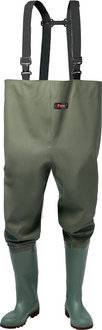 Wathose Gr.40 olivgrün PVC auf Polyester-Trägergewebe-1
