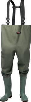 Wathose Gr.46 olivgrün PVC auf Polyester-Trägergewebe-1