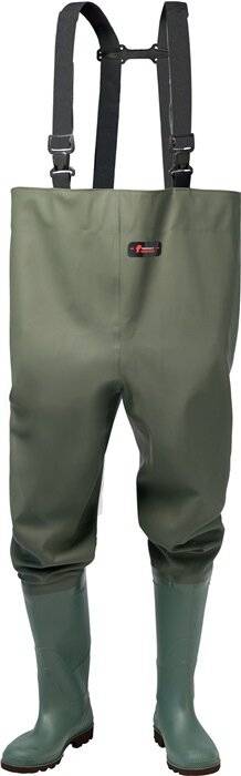 Wathose Gr.40 olivgrün PVC auf Polyester-Trägergewebe-6