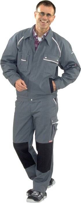 Bundjacke Canvas 320 Gr.54 grau/schwarz PLANAM-2