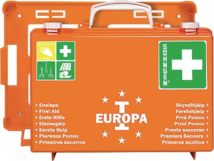 Erste Hilfe Koffer EUROPA I B310xH210xT130ca.mm orange SÖHNGEN-4