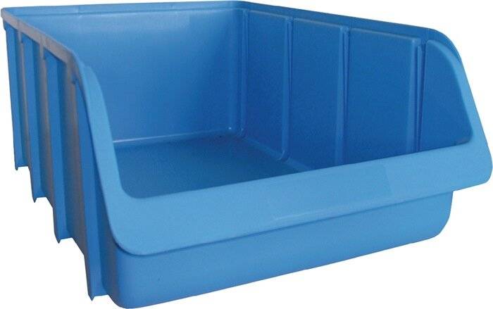 Hünersdorff 675300 Sichtlagerkasten 5 lebensmittelgeeignet (L x B x H) 489 x 312 x 184 mm Blau 1 St.-3