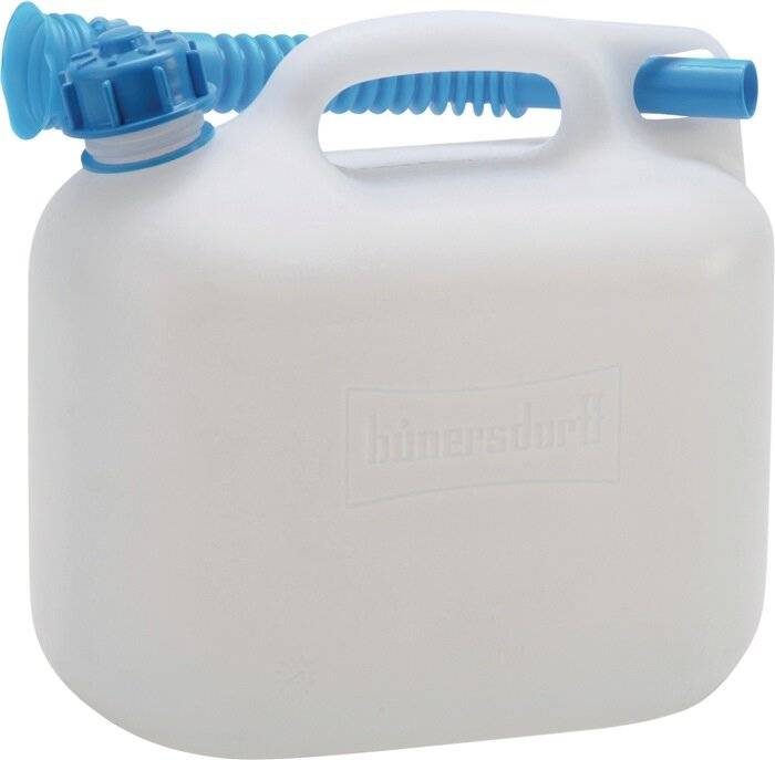 Wasserkanister 6l HD-PE m.Auslaufrohr H247xB265xT147mm HÜNERSDORFF-0