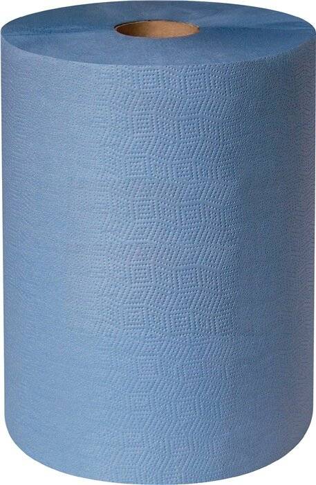 Putztuch profix durex plus L380xB360ca.mm 3-lagig,perforiert blau 500 Tü./Rl.-0