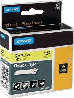 Newell Brands Band ID1 Nylon 12mm/3,5m schwarz auf weiß 18488 3,5 m, 12 mm-1