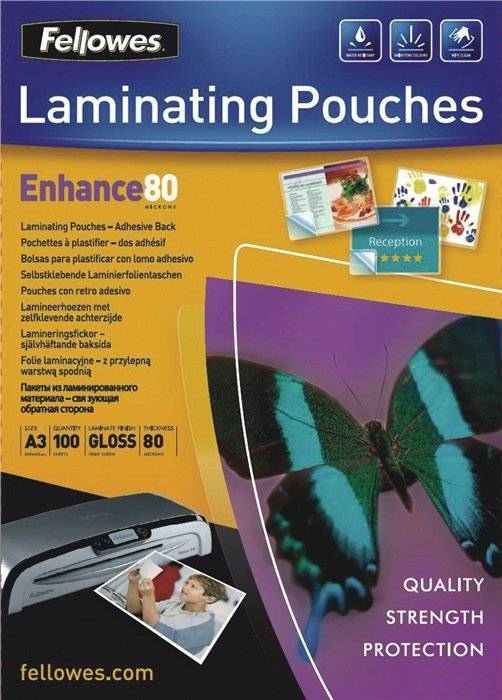 Laminierfolie Enhance 80 DIN A3 tr 100 St./Pack. - Artikel: 126669000-0