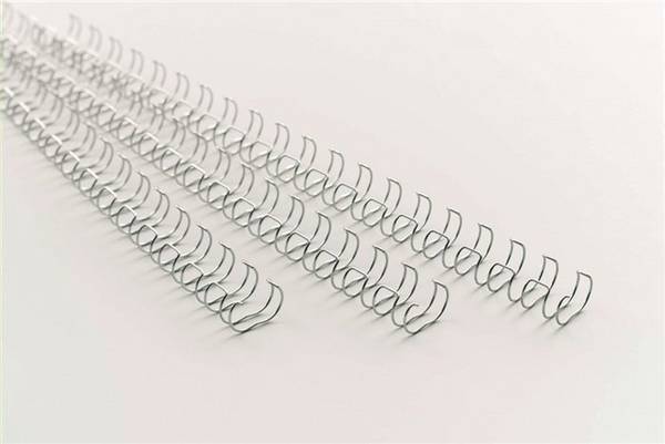 GBC Drahtbinderücken WireBind, A4, 34 Ringe, 8 mm, silber (5910597)