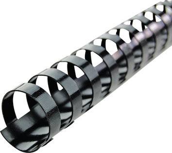 Plastikbinderücken DIN A4 6mm schwarz 100 St./Pack. - Artikel: 125243290-1