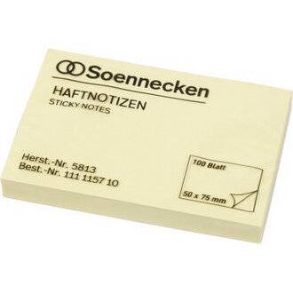 Haftnotiz 75x50mm 100Blatt gelb - Artikel: 111115710-2