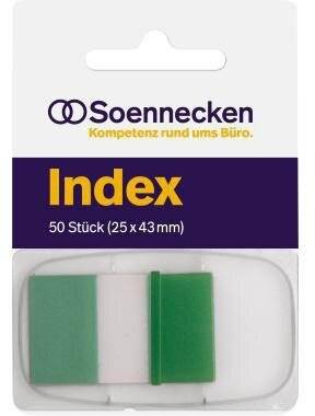Haftstreifen Index 25x43mm 50Streifen Spender grün-4