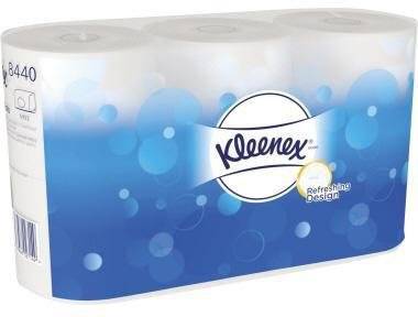 Symbolbild für Kleenex Toilettenpapier 8440 3lagig 350Blatt weiß 6Rl./Pack.