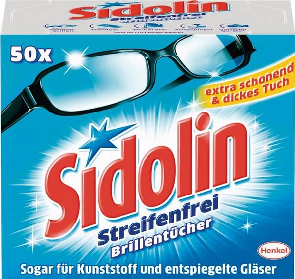 Sidolin Brillenputztuch 50 St. 663429
