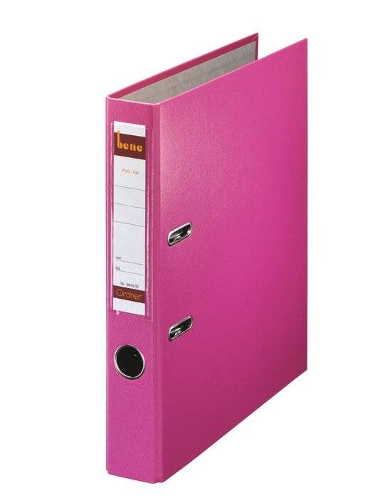 Ordner DIN A4 52mm PP rosa-2
