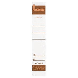 Bene Ordnerrückenschild 291660 schmal/kurz Papier ws 10 St./Pack.-3