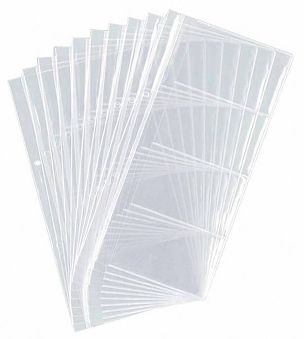 Visitenkartenhülle für 8Karten 90x57mm tr 10 St./Pack. - Artikel: 126014500