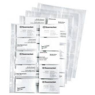 Soennecken Visitenkarten- Prospekthülle 1611 10 St./Pack.-2