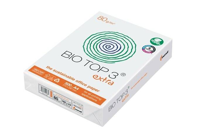 Mondi Kopierpapier BIO TOP 3 extra 88008658 DIN A4 weiß 500 St./Pack