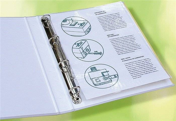 Folientasche OrganisePouch A4+ 125mic 100 St./Pack. - Artikel: 126239800-0
