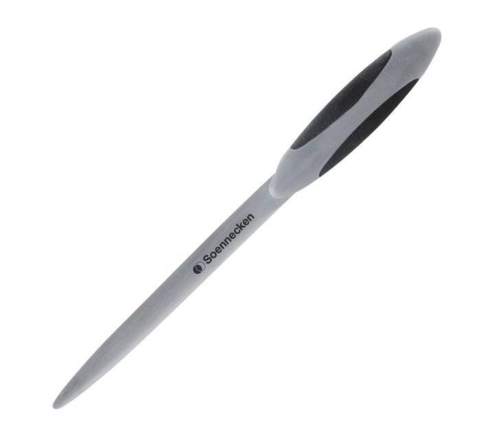 Brieföffner 23cm Softgriff schwarz/grau-2
